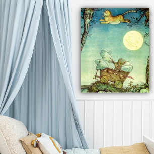 Vintage-Illustration Else Wenz Vietor Poster