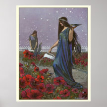 Vintage Illustration Fairy Maidens