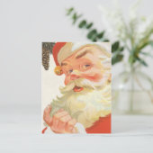 Vintage Illustration Feiertagspostkarte (Stehend Vorderseite)