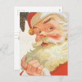 Vintage Illustration Feiertagspostkarte (Vorne/Hinten)