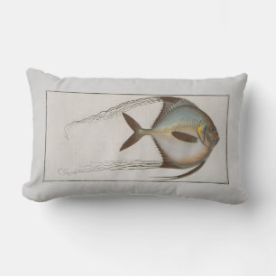 Vintage Illustration Fisch Zeus Ciliaris Lendenkissen