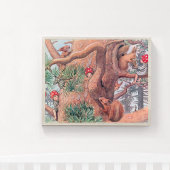 Vintage Illustration Forest Children Elsa Beskow Poster