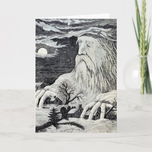 Vintage Illustration "Jack-Frosts" Karte (Vorderseite)