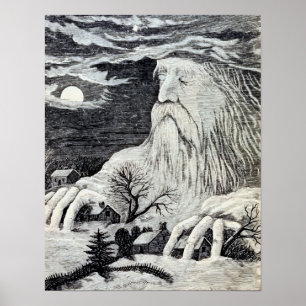 Vintage Illustration "Jack-Frosts" Poster