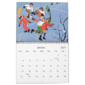 Vintage Illustration Kinder und Babys Kalender (Jan 2027)