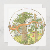 Vintage Illustration Kleine alte Frau Elsa Beskow (Vorne/Hinten)