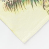 Vintage Illustration Lagotto Romagnolo Fleecedecke (Ecke)