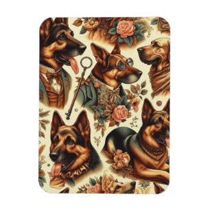 Vintage Illustration Magnet