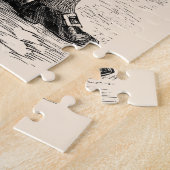 Vintage Illustration of a Scottish Highlander Puzzle (Seite)