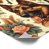 Vintage Illustration Poster (Ecke)