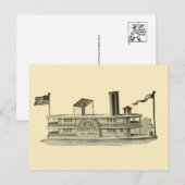 Vintage Illustration Postkarte (Vorne/Hinten)