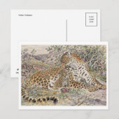 Vintage Illustration Postkarte (Vorne/Hinten)