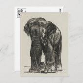 Vintage Illustration Postkarte (Vorne/Hinten)