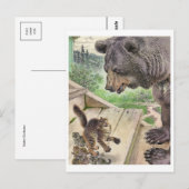 Vintage Illustration Postkarte (Vorne/Hinten)