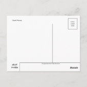 Vintage Illustration Postkarte (Rückseite)