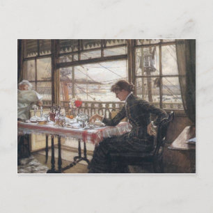 Vintage Illustration Postkarte