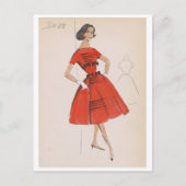 Vintage Illustration Postkarte (Vorderseite)