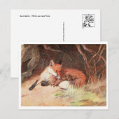 Vintage Illustration Postkarte (Vorne/Hinten)