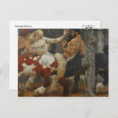 Vintage Illustration Postkarte (Vorne/Hinten)