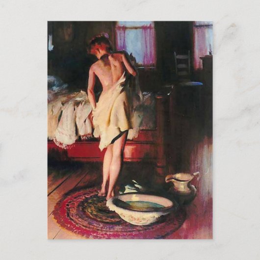 Vintage Illustration Postkarte (Vorderseite)