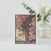 Vintage Illustration Postkarte (Stehend Vorderseite)