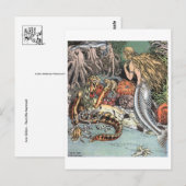 Vintage Illustration Postkarte (Vorne/Hinten)