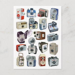 Vintage Illustration Postkarte