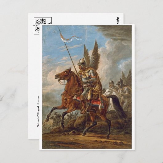 Vintage Illustration Postkarte (Vorne/Hinten)