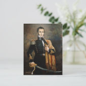 Vintage Illustration Postkarte (Stehend Vorderseite)