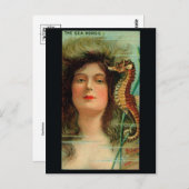 Vintage Illustration Postkarte (Vorne/Hinten)