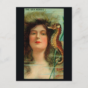 Vintage Illustration Postkarte