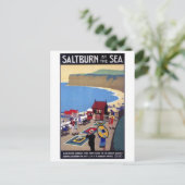 Vintage Illustration Postkarte (Stehend Vorderseite)