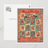 Vintage Illustration Postkarte (Vorne/Hinten)