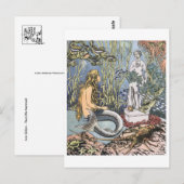 Vintage Illustration Postkarte (Vorne/Hinten)