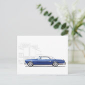 Vintage Illustration Postkarte (Stehend Vorderseite)