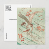 Vintage Illustration Postkarte (Vorne/Hinten)