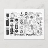 Vintage Illustration Postkarte (Vorderseite)