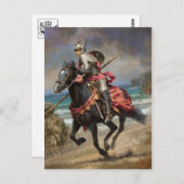 Vintage Illustration Postkarte (Vorne/Hinten)