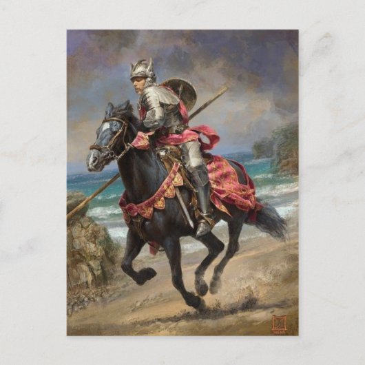 Vintage Illustration Postkarte (Vorderseite)