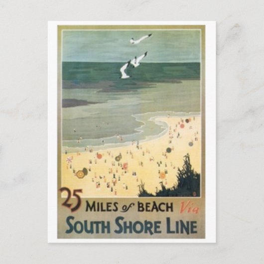 Vintage Illustration Postkarte (Vorderseite)