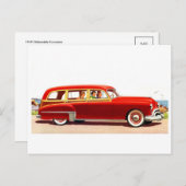 Vintage Illustration Postkarte (Vorne/Hinten)