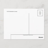 Vintage Illustration Postkarte (Rückseite)