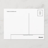 Vintage Illustration Postkarte (Rückseite)