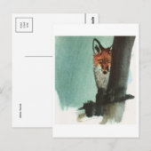 Vintage Illustration Postkarte (Vorne/Hinten)