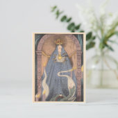 Vintage Illustration Postkarte (Stehend Vorderseite)