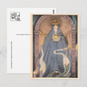 Vintage Illustration Postkarte (Vorne/Hinten)