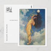 Vintage Illustration Postkarte (Vorne/Hinten)