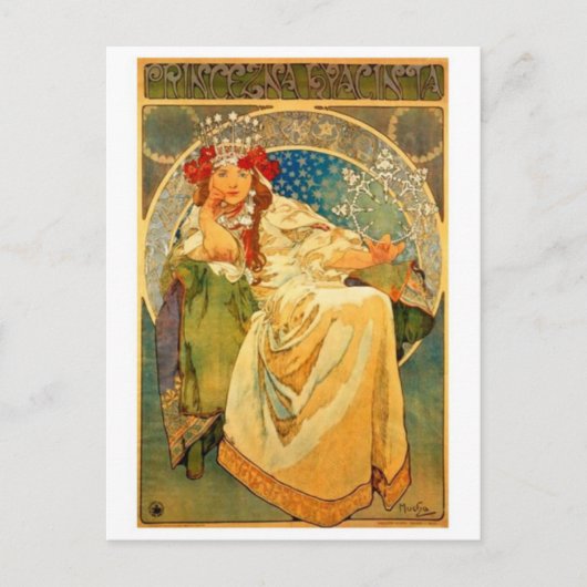 Vintage Illustration Postkarte (Vorderseite)