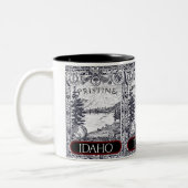 Vintage Illustration Pristine Idaho Tasse (Links)