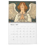Vintage Illustration Religiöse Engel, Religiöse Kalender (Feb 2027)